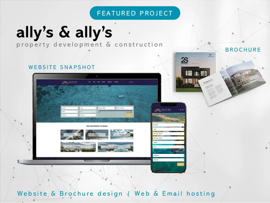 Portail immobilier Ally's and Ally's avec moteur de recherche de propriétés à Beau Bassin Maurice